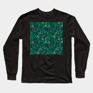 Christmas holiday pattern Long Sleeve T-Shirt